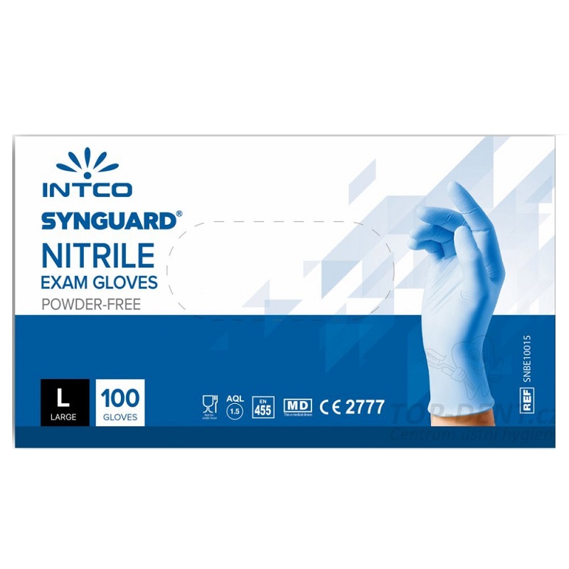 Rukavice Nitril MD L 100 ks