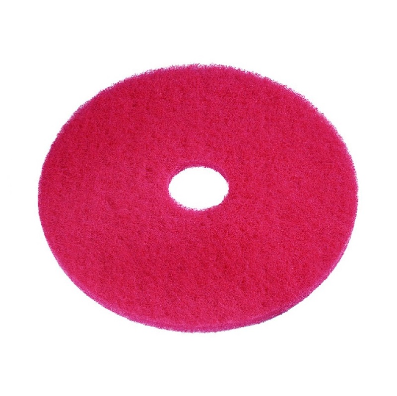 Pady kruhové strojní 17" (432 mm) červené 5ks