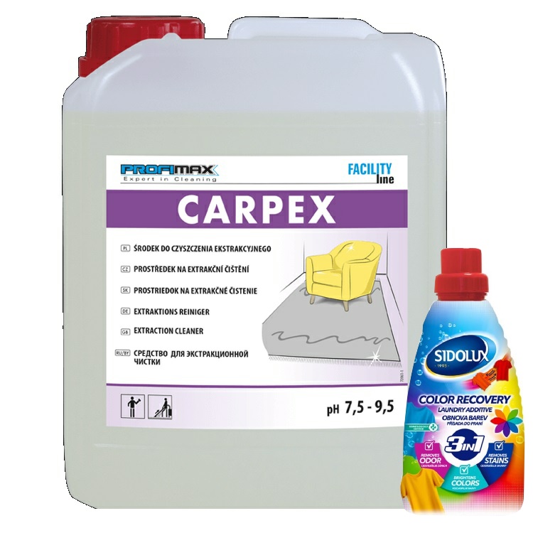 PROFIMAX CARPEX pro extrakční čištění 5l + BONUS ZDARMA odstraňovač skvrn 3v1