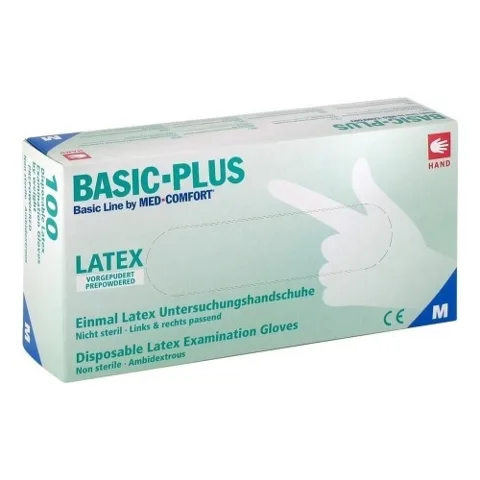 Rukavice latex pudrované S 100ks VÝPRODEJ
