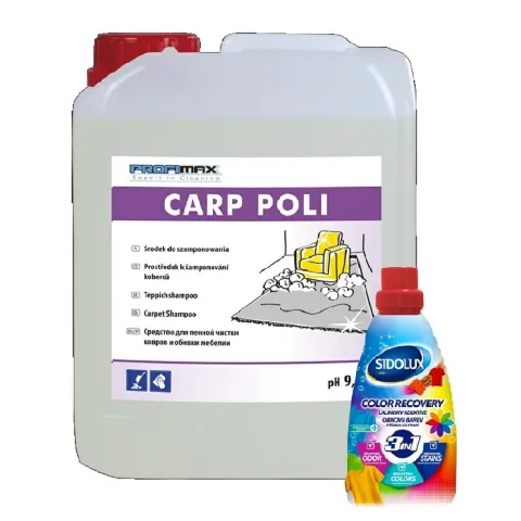 PROFIMAX CARP POLI na šamponování koberců 5l + BONUS ZDARMA odstraňovač skvrn 3v1